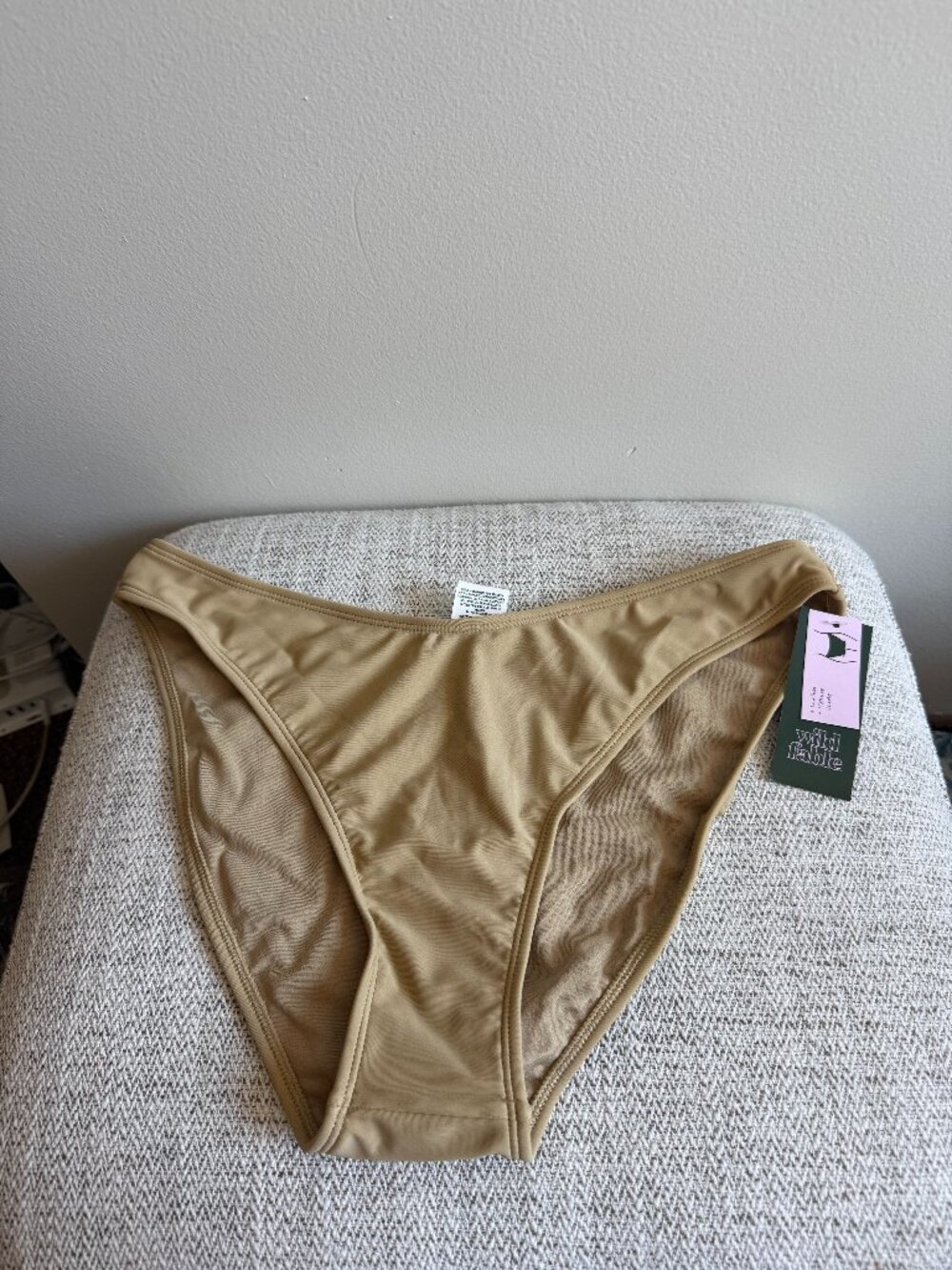 Wild Fable tan bikini bottom size L